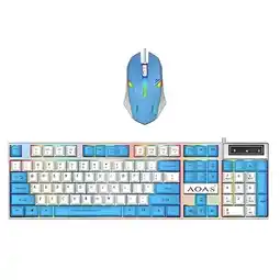 Falabella Combo Teclado Y Mouse Retroiluminado M450 Rgb Full Color oferta