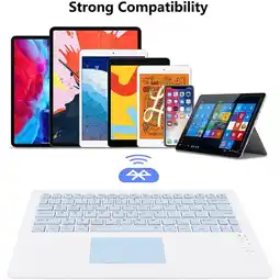 Falabella Teclado Bluetooth Recargable Para Pc Cel Mac Panel Táctil oferta