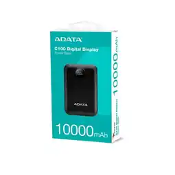 Falabella Banco de poder C100 de 10.000 mAh, negra oferta