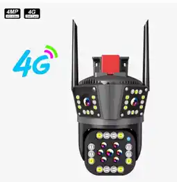 Falabella Cámara de Seguridad IP 6MP 4G Inalámbrica Triple Lente Triple Vista PTZ oferta