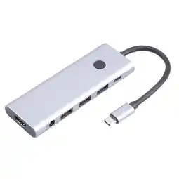 Falabella Adaptador Hub USB Tipo C 9 en 1 con HDMI 4K. USB 3.0. SD/TF y PD oferta