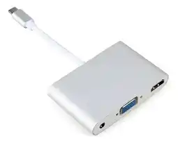 Falabella Convertidor USB Tipo C a HDMI / VGA + Audio 3.5 mm oferta