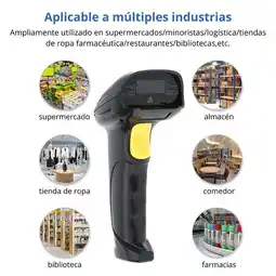 Falabella Pistola Lector de Código de Barras Inalámbrico Recargable oferta