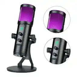 Falabella Micrófono De Estudio Profesional Usb Luz Rgb Para Pc Zx-776 oferta