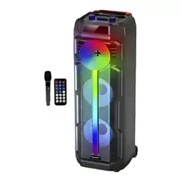 Falabella Parlante Con Microfono Inalambrico Bluetooth y Luces Rgb Gd-2896 oferta