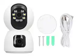 Falabella Camara De Seguridad Doble Lente Wifi gira 360° oferta