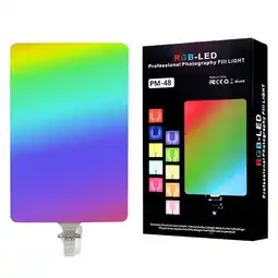 Falabella Panel Luz de Fotografía con Luz RGB y Control Remoto oferta