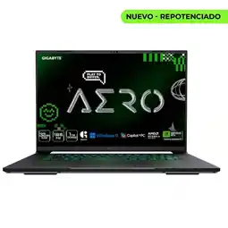 Falabella Portátil Gamer Gigabyte Aero 16X Ryzen AI 7 350 Ram 32GB SSD 1TB RTX 5060 8GB Pantalla 16" 2K 165Hz oferta