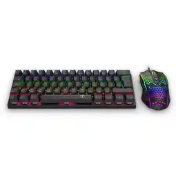 Falabella Kit Teclado y Mouse Main Force Lite T-TGS008-LIT Negro Español oferta