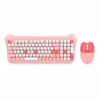 Falabella Teclado y Mouse Inalámbrico ROSA Aoas AS-212 Sensor Óptico 3200 dpi oferta
