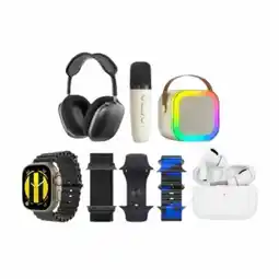 Falabella Combo Smartwatch Reloj Audifonos Parlante Microfono Mesh Multicolor oferta