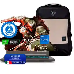 Falabella Portátil Gamer THIN Intel Core i7 12420H RAM 8GB SSD 1 TB RTX 3050 Español oferta