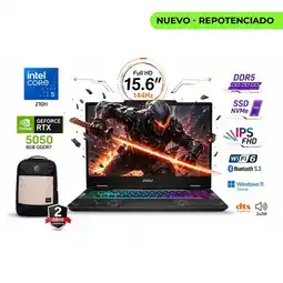 Falabella Portátil Gamer Cyborg 15 Intel Core 5 210H RAM 24GB SSD 4 TB RTX 5050 8 GB oferta