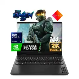 Falabella Computador Portatil Gamer Omen 16 Intel Core Ultra 7 8/512 SSD 16" 2K IPS LED RTX 5060 8 GB oferta