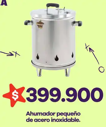 Ahumador pequeño de acero inoxidable