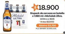 Éxito Michelob ultra cerveza en botella oferta