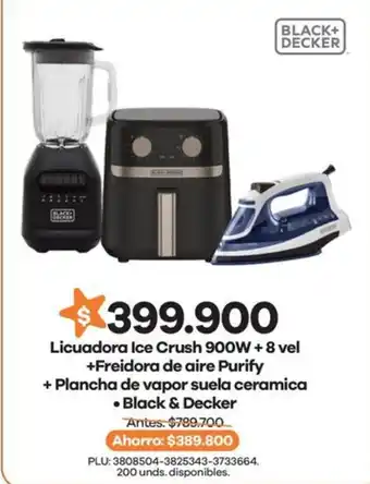 Black & decker licuadora ice crush