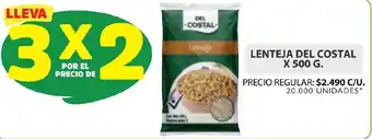 Del costal lenteja