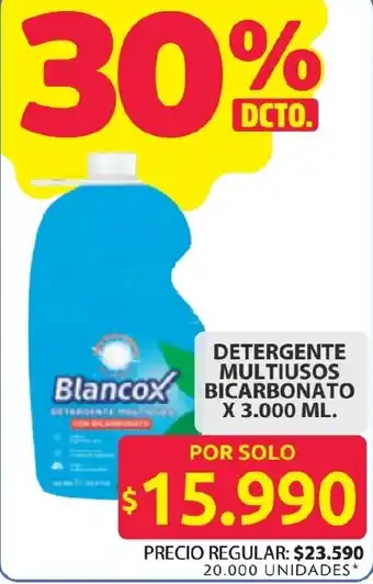 Blancox detergente multiusos bicarbonato