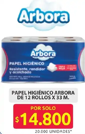 Ara Arbora papel higiénico oferta