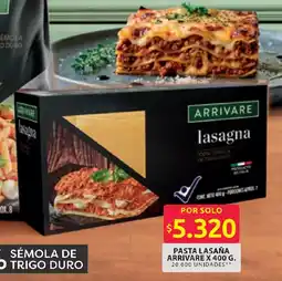 Ara Arrivare pasta lasaña oferta