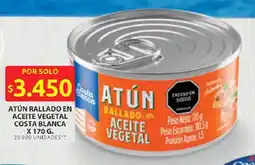 Ara Costa blanca atún rallado en aceite vegetal oferta