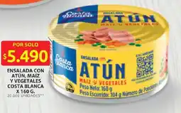 Ara Costa blanca ensalada con atún, maíz y vegetales oferta
