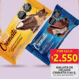 Ara Cremato galleta de helado oferta