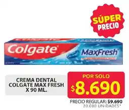 Ara Colgate crema dental max fresh oferta
