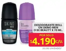 Ara Skino men o be beauty desodorante roll on oferta