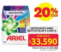 Ara Ariel detergente colo revitacolor oferta
