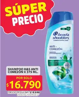 Ara H&S shampoo anti comezón oferta