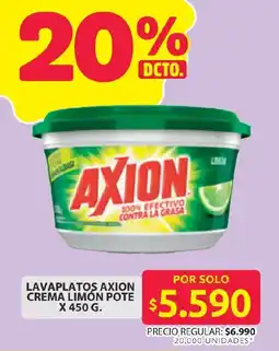 Ara Axion lavaplatos crema limón pote oferta