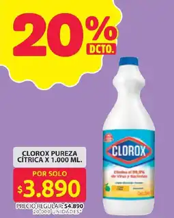 Ara Clorox pureza citrica oferta