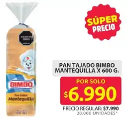 Ara Bimbo pan tajado mantequilla oferta