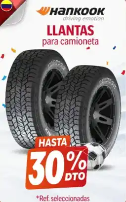 Alkosto Hankook llantas para camioneta oferta