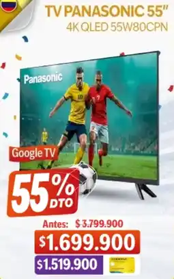 Alkosto Panasonic tv 55" oferta