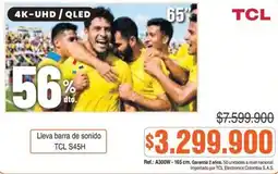 Alkosto Tcl tv 65" oferta