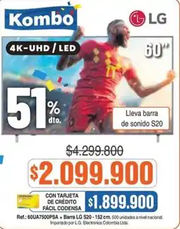 Alkosto Lg tv 60" oferta