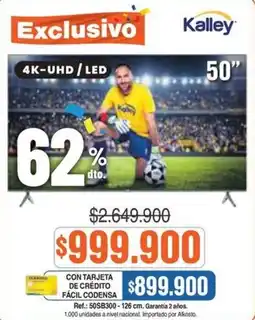 Alkosto Kalley tv 50" oferta