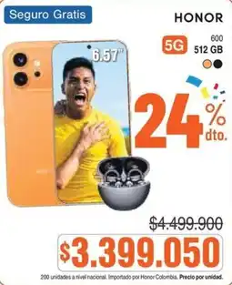 Alkosto Honor 6.57" oferta