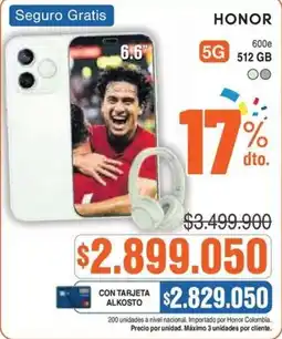 Alkosto Honor 6.6 " oferta