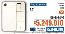 Alkosto iPhone air 6.5" oferta
