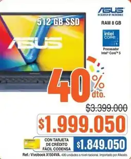 Alkosto Asus laptop oferta