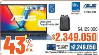 Alkosto Asus laptop oferta