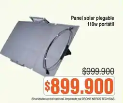 Alkosto Panel solar plegable portátil oferta
