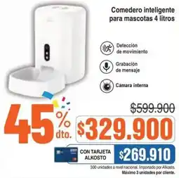 Alkosto Comedero inteligente para mascotas oferta