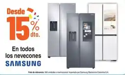 Alkosto Samsung en todos los nevecones oferta