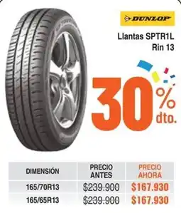 Alkosto Dunlop llantas sptr1l rin 13 oferta