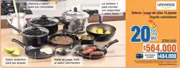Alkosto Universal batería/juego de ollas orgullo colombiano oferta